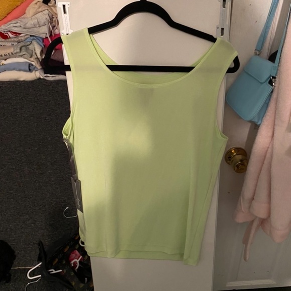 Lime green shirt and cardigan set from Chico’s - Picture 2 of 6